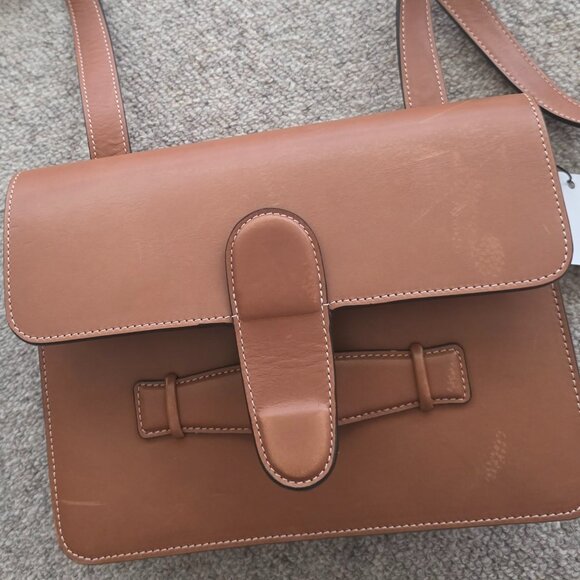 Authentic Céline by Phoebe PhiloNatural Calfskin Medium Symmetrical Bag Tan - Picture 10 of 16